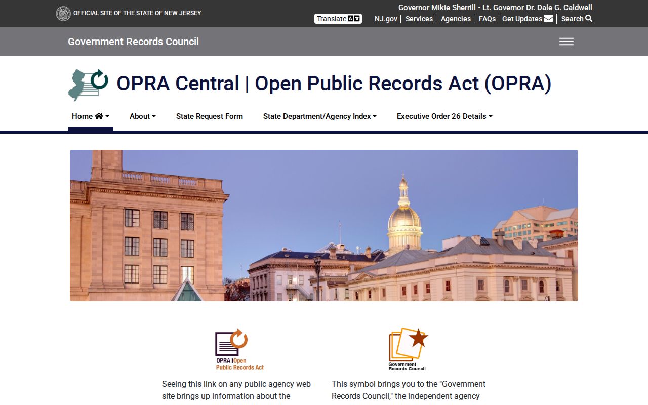 Palisades Park residents directory New Jersey OPRA guidance